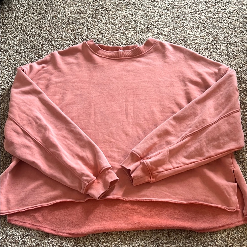 Pink Long Sleeve Sweatshirt